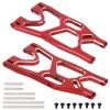 Alloy Lower Suspension Arms #7730 Upgrade Parts for 1/5 X-Maxx Xmaxx 6S 8S RC Monster Truck (Red view 1