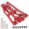 Alloy Lower Suspension Arms #7730 Upgrade Parts for 1/5 X-Maxx Xmaxx 6S 8S RC Monster Truck (Red view 3