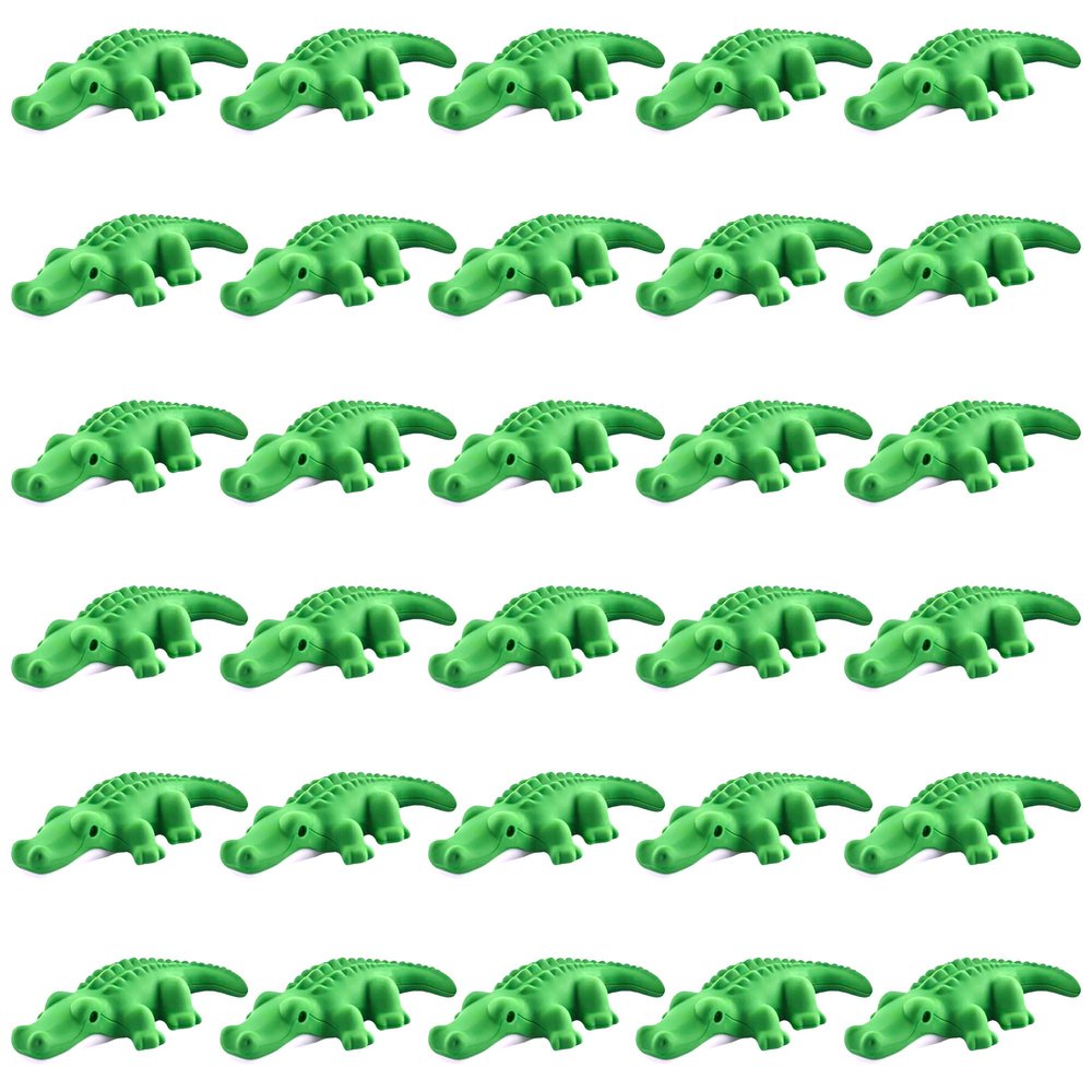 30 Pack Alligator Erasers for Kids,3D Take Apart Animal Eraser Desk Pets for Boys Girls Classroom Prizes,Game Reward,Easter Egg Fillers,Back to School Supplies,Goodie Bag Stuffers,Party Favors