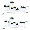 PZHANGZVH Clinique DIY Sand Table Template Layout Material Road Park Flower Bed Scenery Booth Flower Bed Model (Color: 7) (1) view 4