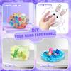 BEIREG Nano Tape Bubble Kit for Kids, Squishy Making Kit with 7 Rolls Nano Tape & 6 Slimes, Squishy Maker Box for Make Your Own Squishies, Cute Stuff Toys for Teen Girls 6-8 8-10 10-12 view 4