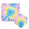 Nander Color Tie Dye Baby Muslin Washcloths 5PCS- Soft Face Cloths for Newborn, Absorbent Bath Wash Cloths, Wipes, Burp Rag view 1