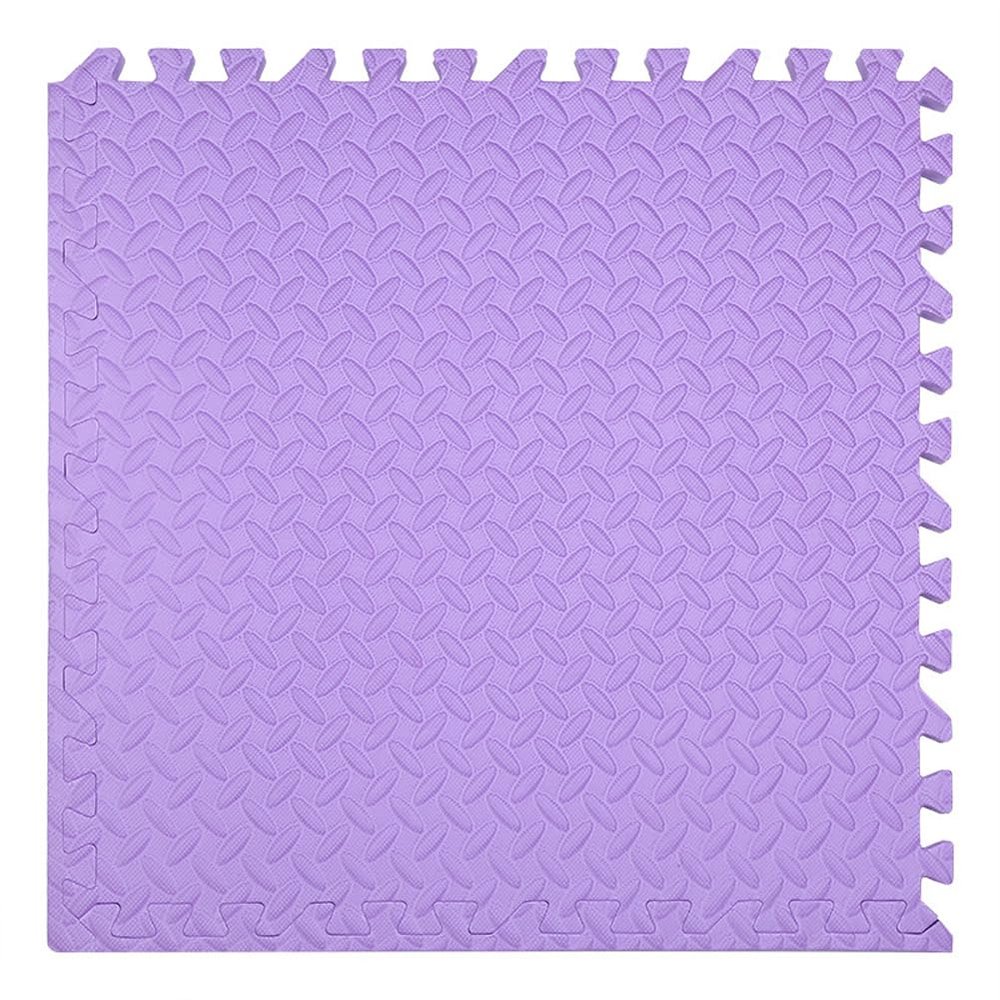 10Pack EVA Foam Play Mats for Floor Protection,12"x12"x0.3" Interlocking Floor Tiles Soft Crawling Exercise Mat Area Rug for Playroom Nursery (Purple)
