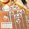 3-Hole Penny Coin Flips - 50 PCS Cardboard Holders for 2x2 inch Pockets CS07 (White Coin Flips Fits 2x2 inch grids [Opening:20.5mm/0.8 in]) view 4