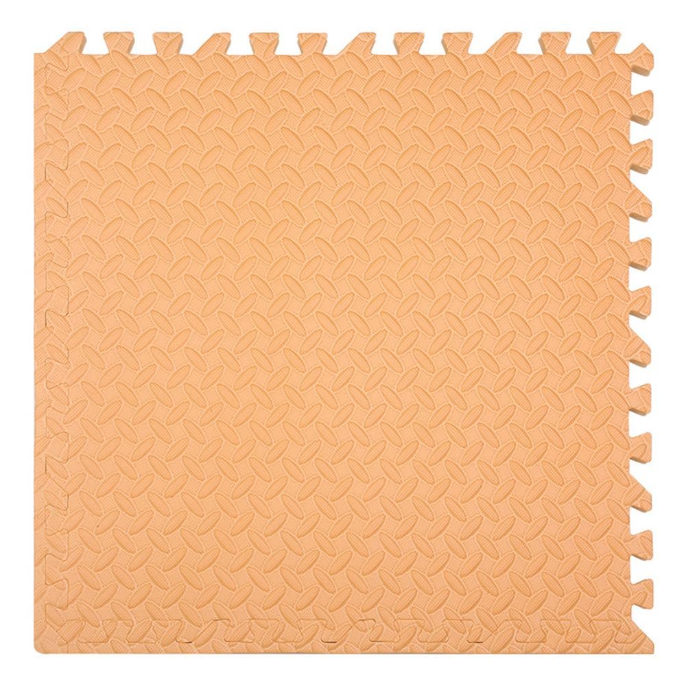 10Pack EVA Foam Play Mats for Floor Protection,12"x12"x0.3" Interlocking Floor Tiles Soft Crawling Exercise Mat Area Rug for Playroom Nursery (Orange)