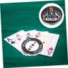 Sosoport Card Dealer Button Poker Coin Guard Poker Accessories Metal Game Chip Reward Toy view 2
