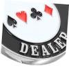 Sosoport Card Dealer Button Poker Coin Guard Poker Accessories Metal Game Chip Reward Toy view 4