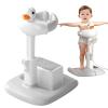 SMLXLXX Adjustable Height Baby Shower Stand with Anti-Slip Base,Bath Shower Standing Support Stand,Portable Bath Helper Baby,Free Mother Hands view 1