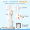SMLXLXX Adjustable Height Baby Shower Stand with Anti-Slip Base,Bath Shower Standing Support Stand,Portable Bath Helper Baby,Free Mother Hands view 4