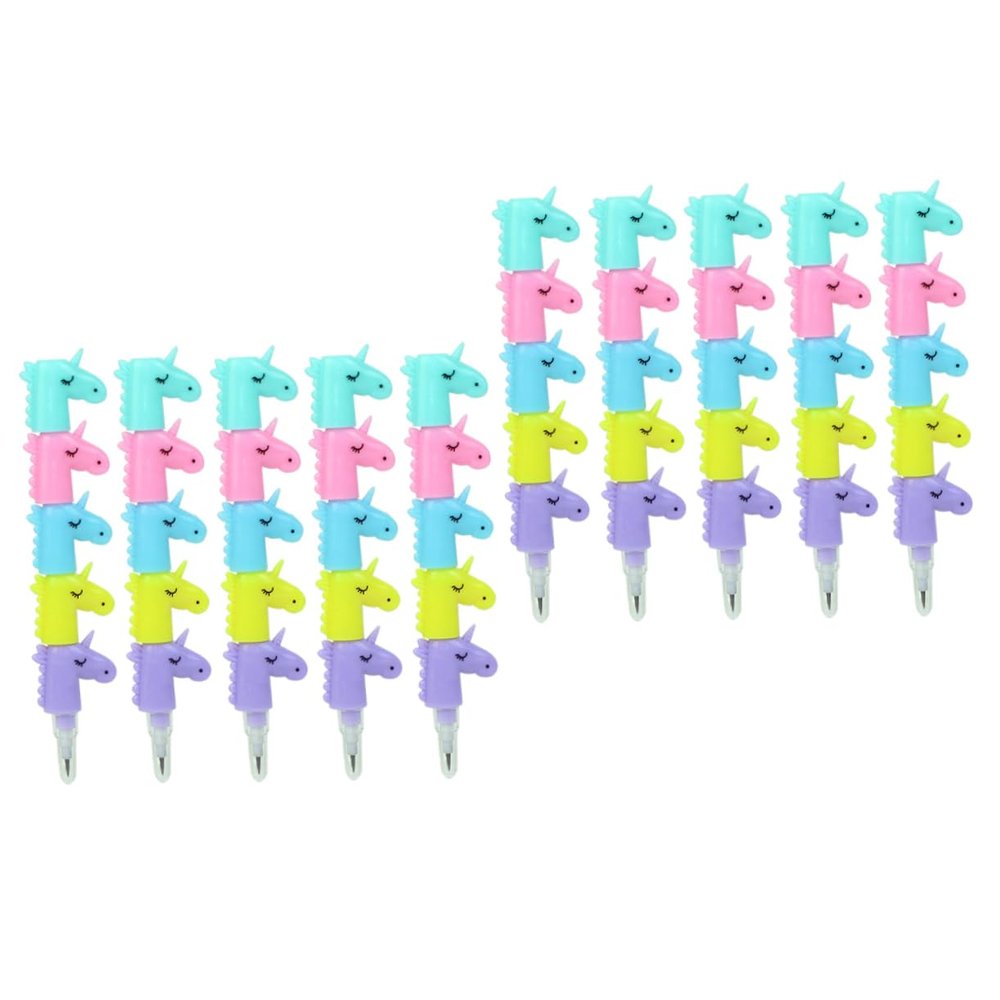 Angoily 10pcs Cartoon Pencils Non Sharpening Writing Pencils Everlasting Pack for Boys and Girls School Supplies