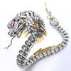 XMBRICDIYY 3D Metal Puzzle Snake Model Kit for Adults, Mechanical Viper Cobra Snake, Metal Model Kit Desktop Decor, DIY Assembly Steampunk (1000 PCS) view 3
