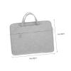 14 Inch Laptop Sleeve Case with Multi Pocket Design Lightweight PU Tote Bag for Business Office College view 2