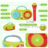 Kids Karaoke Machine, Multi-Functional Microphone Karaoke Speaker Machine, Electric Educational Playset Age 3+, Music Instrument Toy for Birthday, Size: 6.69x4.53x1.77 inches view 3