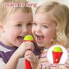 Kids Karaoke Machine, Multi-Functional Microphone Karaoke Speaker Machine, Electric Educational Playset Age 3+, Music Instrument Toy for Birthday, Size: 6.69x4.53x1.77 inches view 4