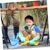 DIYEAH 1set Boy Girl Gardening Tools Shovel Rake Bucket Soil Planting Tools for Outdoor Garden Activities for Toddlers and Young Gardeners view 2