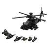 Aetheria Military Helicopter Building Bricks, AH64E WW2 Military Army Airplane, MOC Air-Force Aircraft Build Blocks Construction for Adult Collectors & Enthusiasts - 1191 Pieces view 1