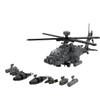Aetheria Military Helicopter Building Bricks, AH64E WW2 Military Army Airplane, MOC Air-Force Aircraft Build Blocks Construction for Adult Collectors & Enthusiasts - 1205 Pieces view 1