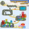 HarworLife Magnetic Tiles Road Set, Magnetic Building Blocks for Kids Ages 3+Year Old, Montessori Educational Magnet Toys for Toddler Kids, STEM Creative Toy for Christmas Birthday Gifts view 2