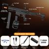 Electric Gel Blaster Modified Toy-ARP9,Semi & Full Automatic Modes Splatter-Blaster 280+FPS,120FT for Outdoor Activities Team Games- Ages 14 & Up and Adults with Drum mag,Long mag,Goggles,Black view 3