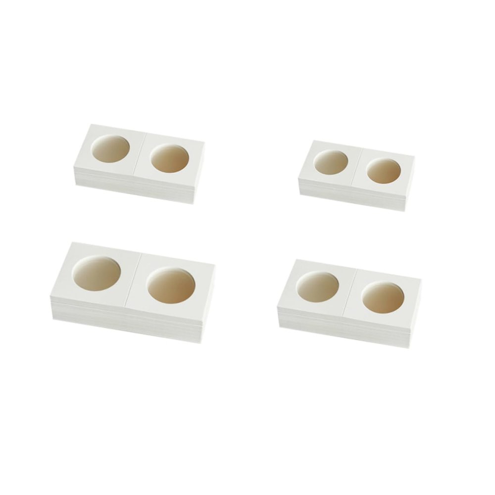 Angoily Coin Collecting Essentials 200pcs Paper Coin Holder Coin Storage Tubes View Lightweight Assorted Sizes for Long Use