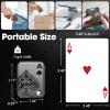 GoQQby Fidget Toys Adults, Metal Keychain Poker Fidget Slider, Magnetic Poker Push Card, Cool Office Gadgets, Relieve Stress, Gift Fidget Toys for Men (Silver) view 4