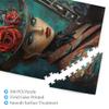 CDSASHCA 500 Pieces of Adult Wooden Puzzle - Sophisticated Hat Silhouette,Feminine Mystery,Noir-Inspired Design,Every Piece is Unique,Enjoy The Solving Process,Gifts Fro Friends and Family view 3