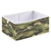 YETTASBIN Camo Cube Storage Bin, Large Foldable Storage Basket Toy Clothes Organizer Bin for Shelf, Closet, Nursery, Bedroom, Office, Home Decor view 2