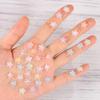 EVERMARKET 200 PCS Tiny Resin Flowers for Crafts Mini Flowers Dollhouse Miniatures for Car Fairy Garden Micro Landscaping Plant Nail Sticker Decorations(Flower) view 4