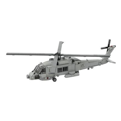 Aetheria Military Helicopter Building Bricks, SH-60 SeahawkNavy Airplane, MOC Air-Force Aircraft Build Blocks Construction for Adult Collectors & Enthusiasts - 1028 Pieces
