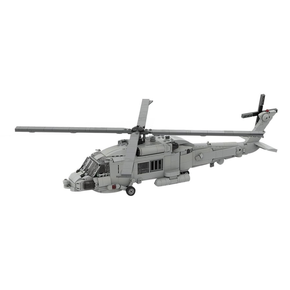 Aetheria Military Helicopter Building Bricks, SH-60 SeahawkNavy Airplane, MOC Air-Force Aircraft Build Blocks Construction for Adult Collectors & Enthusiasts - 1028 Pieces