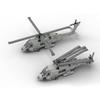Aetheria Military Helicopter Building Bricks, SH-60 SeahawkNavy Airplane, MOC Air-Force Aircraft Build Blocks Construction for Adult Collectors & Enthusiasts - 1028 Pieces view 4