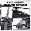 Aetheria Military Helicopter Building Bricks, MH60M WW2 Military Army Airplane, MOC Air-Force Aircraft Build Blocks Construction for Adult Collectors & Enthusiasts - 1057 Pieces view 2