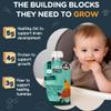 Lil Hala Baby Food Chicken Pouch | Mediterranean (12ct) | 6+ Months Baby Food Pouches with Protein and Organic Veggies, Nutrient Packed Toddler Snacks with Iron & Fiber | Stage 2 Baby Food Meat Puree view 3
