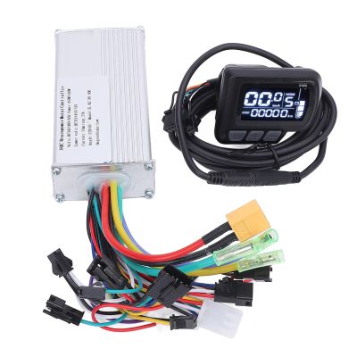 36V 48V 60V 500W Electric Cycle Brushless Controller Meter, Intelligent Controller with LCD Display for Electric Cycle