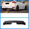 Compatible with Ford Focus ST 2015-18 ABS Material Carbon Fiber Pattern Rear Bumper Diffuser Splitter Spoilers Protector Lip Car Accessories(No Color) view 2