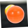 LIFKOME 50pcs Ball Jousting Bingo Machine Foam Balls Party Game Balls Pit Balls Bounce Playroom Raffle Balls Hollow Balls for Bingo Hollow Balls Raffle Cage Balloon Orange view 4