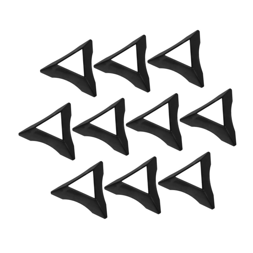 GOOHOCHY 10pcs Triangle Cube Display Stands Plastic Pedestal Bases for Collectibles Adjustable Support for Cube Enthusiasts for Showcasing and Storing