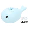 BTSEURY Electric Whale Floating Ball Toy, Cartoon Style USB Charge Bladeless Safe Electric Blowing Floating Ball Toy for Baby (Blue) view 1