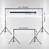 Niyanghome Classroom Puppet Stage, Puppet Show Theater with 2 Tripods, Cross Bar, Curtain and Carrying Bag, Portable Stage Suitable for School, Churches, and Family Shows view 4