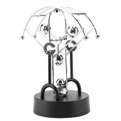 Perpetual Motion Machine, Electronic Shake Wiggle Device Perpetual Motion Desk Toy Swinging Art Craft Decoration for Home Office (B102)