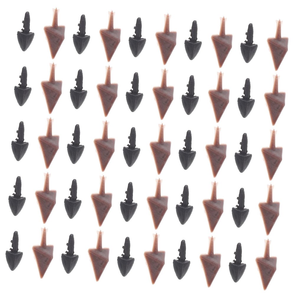 COHEALI 100pcs Realistic Chicken Toy Mouth Beak Parts for Craft DIY Animal Toy Making Plastic Insert Kit for Decor and Doll