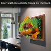 3D Wall Art Chameleon Mini Building Blocks Set - Cute Animal Mural Micro Building Block Bricks Craft Kit Creative Ideals Toy for Kid Adult, Collectible Architecture Decoration, Party Favor, 2688PCS view 4