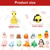 65 PCS 3D Printed Animal Figurines Set, Articulated Animal Figurines,Fidget Toys, Flexible Desk Decor, Party Favor, Gifts for Girls and Boys, Office Desk Pets, Classroom Reward for Valentines Day view 2