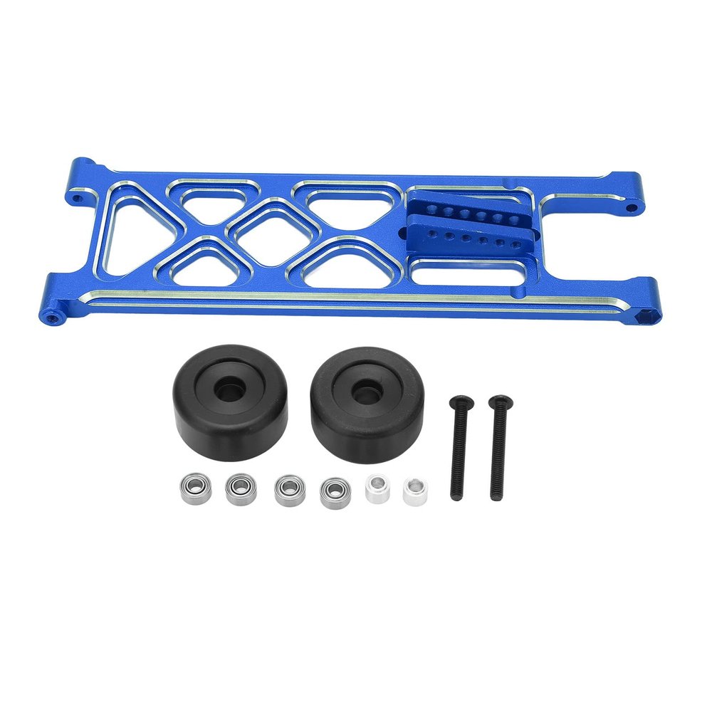Alloy Race Wheelie Bar Truss Set LOSI 1/10 22S 2WD Drag Car Purple (Blue)