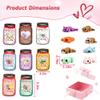 24 pcs Valentines Day Gifts Toys for Kids, with 48 Pcs 3D Printed Animal Figurines, Articulated Animal Figurines, Valentine Exchange Cards Gift, Classroom Rewards Gift ExchangeAssembly completed) view 2