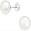 Charmed Owl 925 Sterling Silver Children's 7mm Freshwater Pearl Stud Earrings view 1