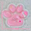 Pawfect Tail Big Taba Squishy Cat Paw, 5 in Large Paw Squeeze Toy Pink & White for Stress Relief and Relax, Sticky Squishies Fidget Toys for Party Favors Novelty Things Birthday Gift view 4