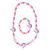 BESPORTBLE 2pcs Little Boys and Girls Unicorn Necklace Bracelet Set Girls Beaded Jewelry Fashionable Diy Accessory for Dress up view 1