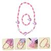 BESPORTBLE 2pcs Little Boys and Girls Unicorn Necklace Bracelet Set Girls Beaded Jewelry Fashionable Diy Accessory for Dress up view 4