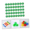 Garneck Plastic Seamless Balls 100pcs Balls Props Perfect for Parties Raffle Games view 3